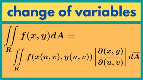 How To Apply Change Of Variables Easy Solutions
