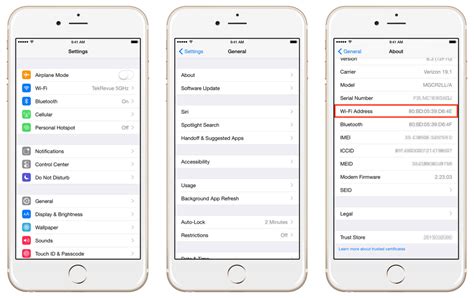 How To Find The Mac Address Of Your Iphone Or Ipad How To Find The Mac Address Of Your Iphone Or Ipad