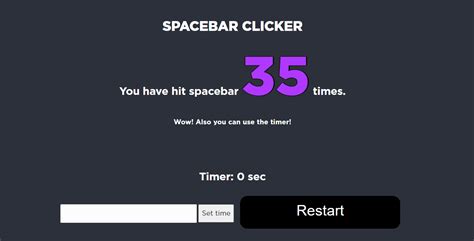 Spacebar Clicker Spacebar Clicker